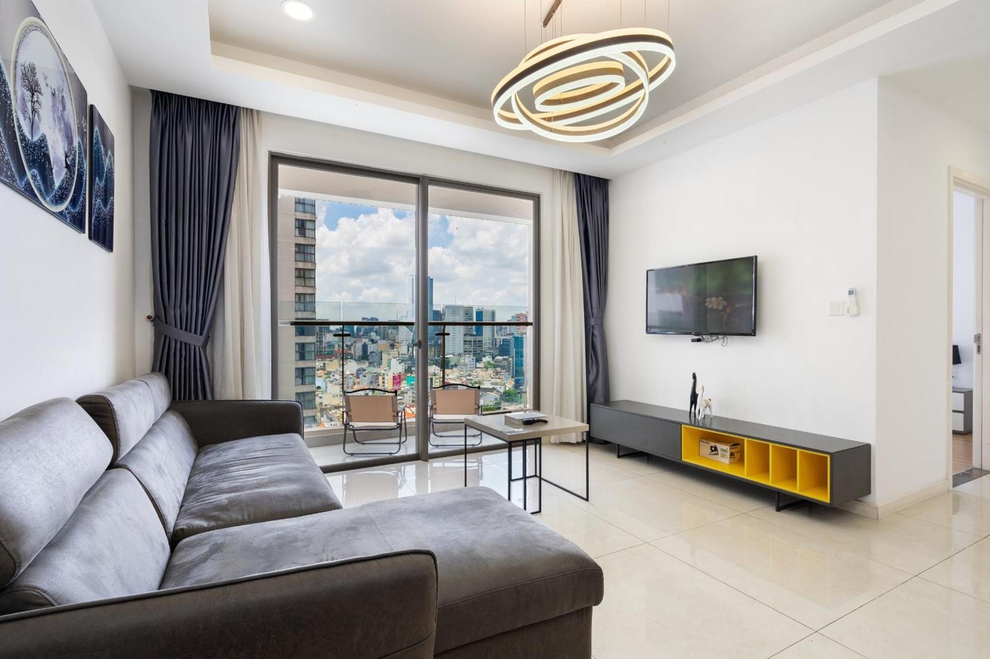 Otis Millennium Saigon Balcony Apartment 호치민 외부 사진